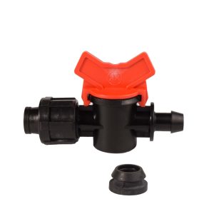Miniválvula PVC - Cinta 5/8 con goma Pal