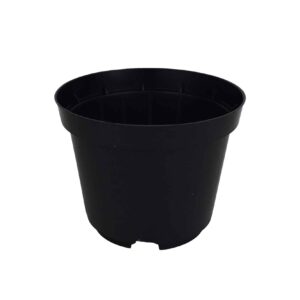 Maceta de plástico negra 5"